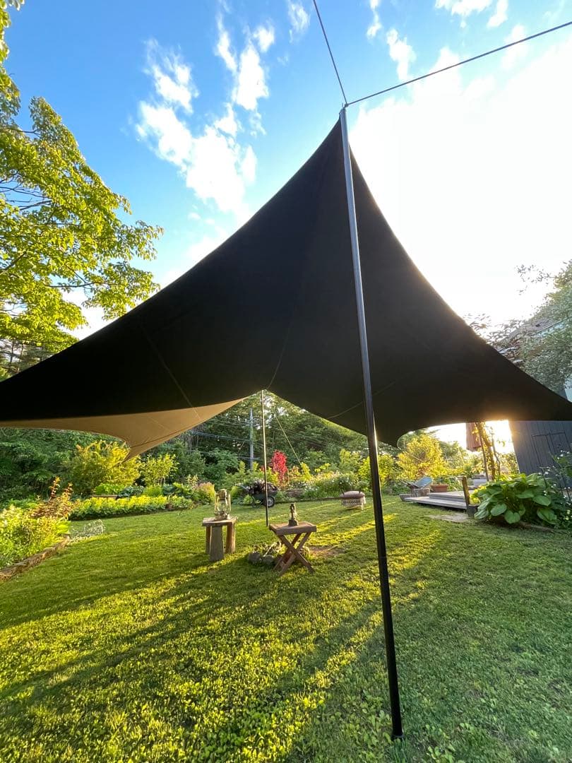 MacOne　マックワン　 マックアウトドア　Ｌ　ブラック　黒　タープ