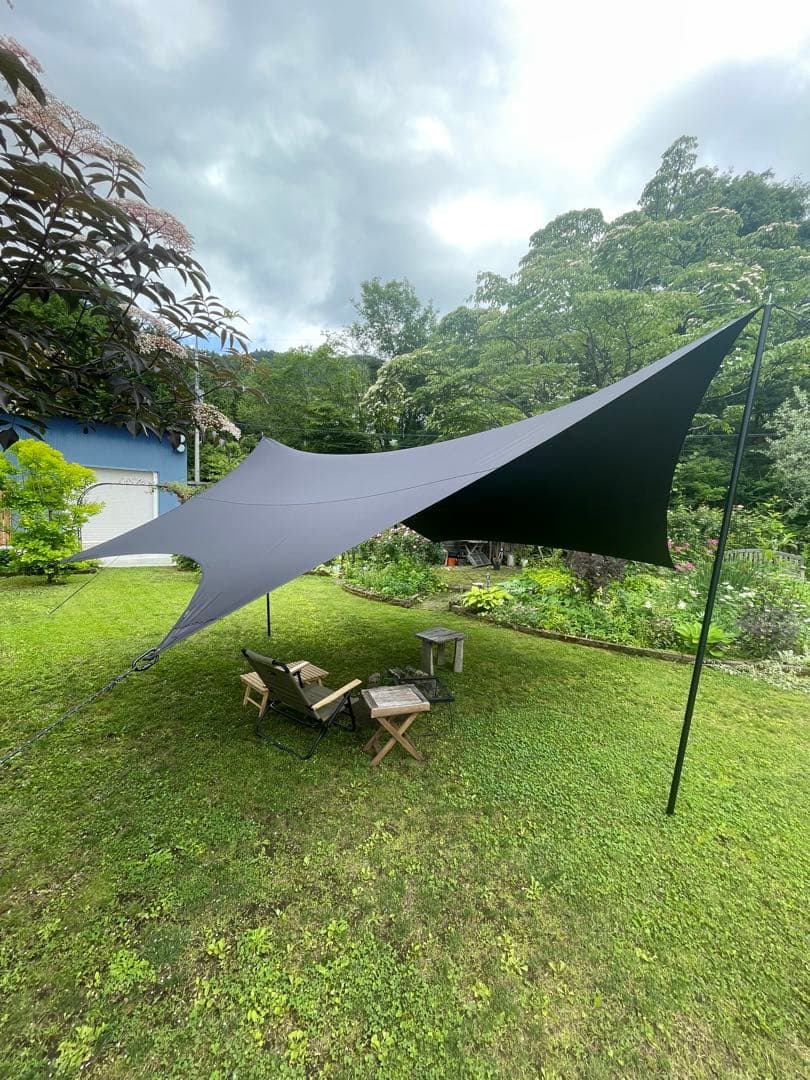 MacOne　マックワン　 マックアウトドア　Ｌ　ブラック　黒　タープ