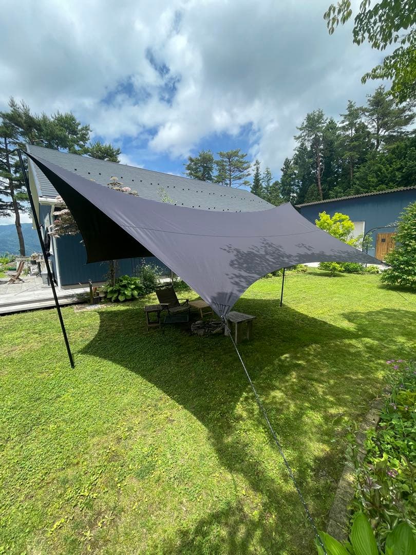 MacOne　マックワン　 マックアウトドア　Ｌ　ブラック　黒　タープ