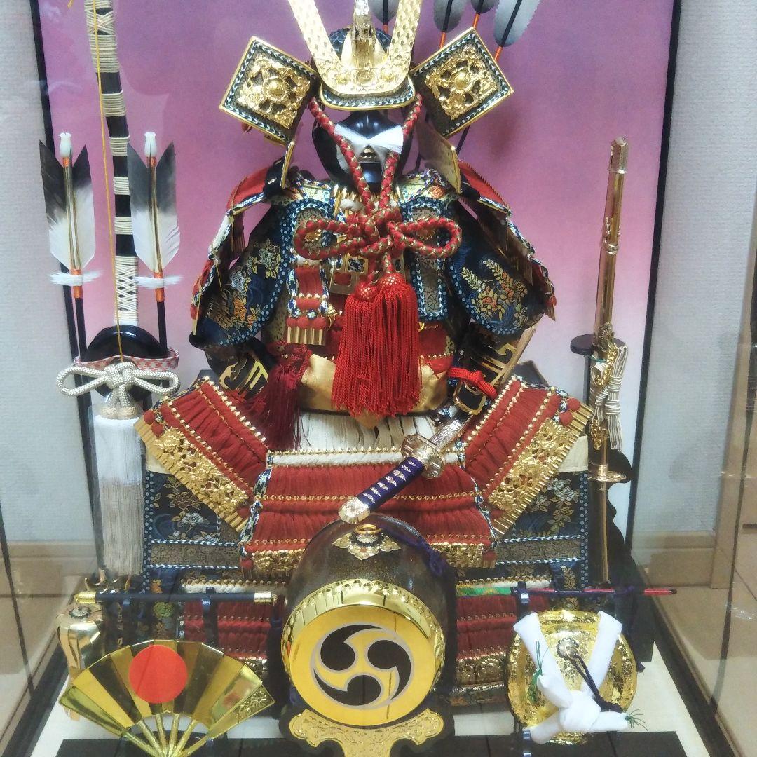 武士の鎧と日本刀の飾りセット