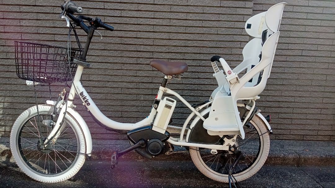 【引取歓迎】ビッケ　ブリヂストン子供乗せ電動アシスト自転車