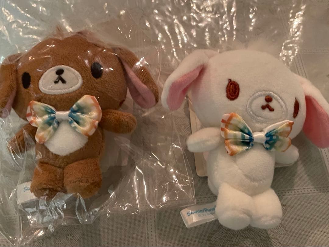 シュガーバニーズ 3点 ピューロランド限定 しろうさ くろうさ ぬいぐるみ