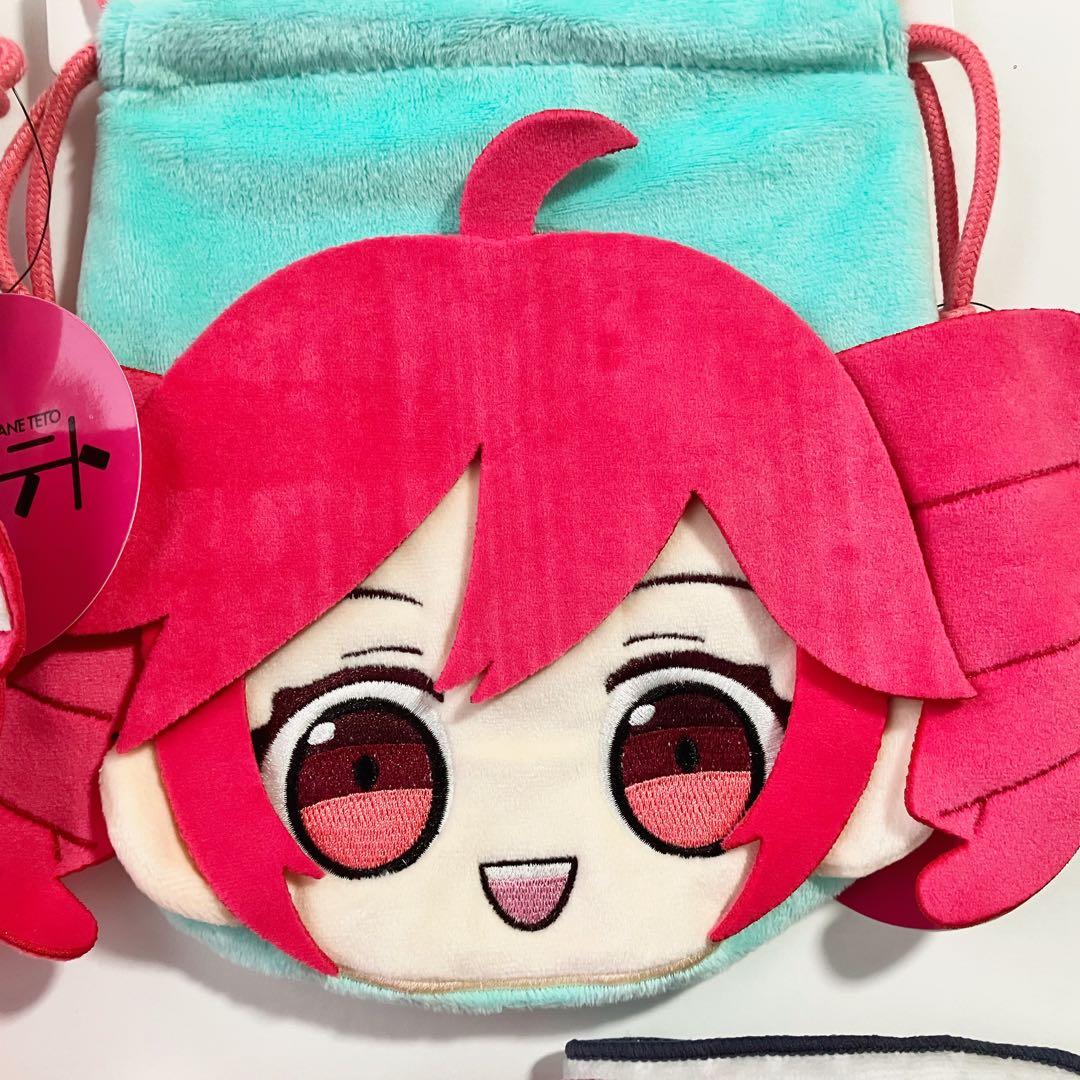 重音テト しまむら*マスコットチャーム 巾着袋 ハンカチ　全種セット*ぬいぐるみ