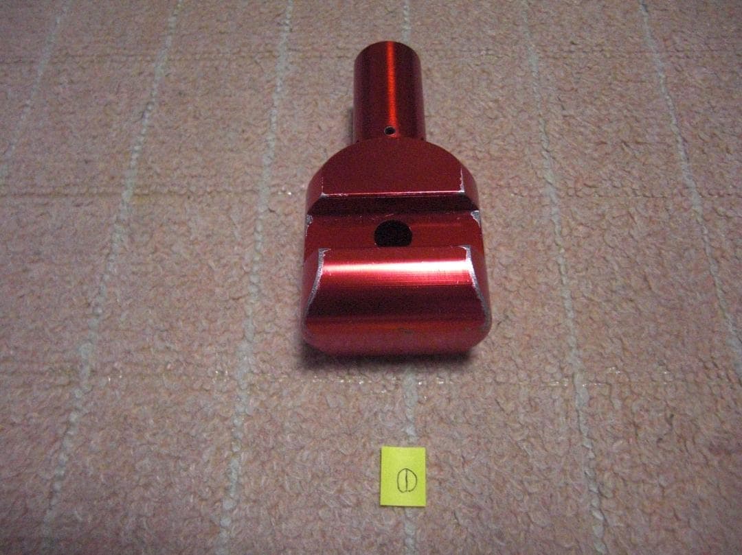 銭屋アルミ石突・ダイワ用・赤色（その①）・（巨鯉・大鯉・野鯉・石鯛用）