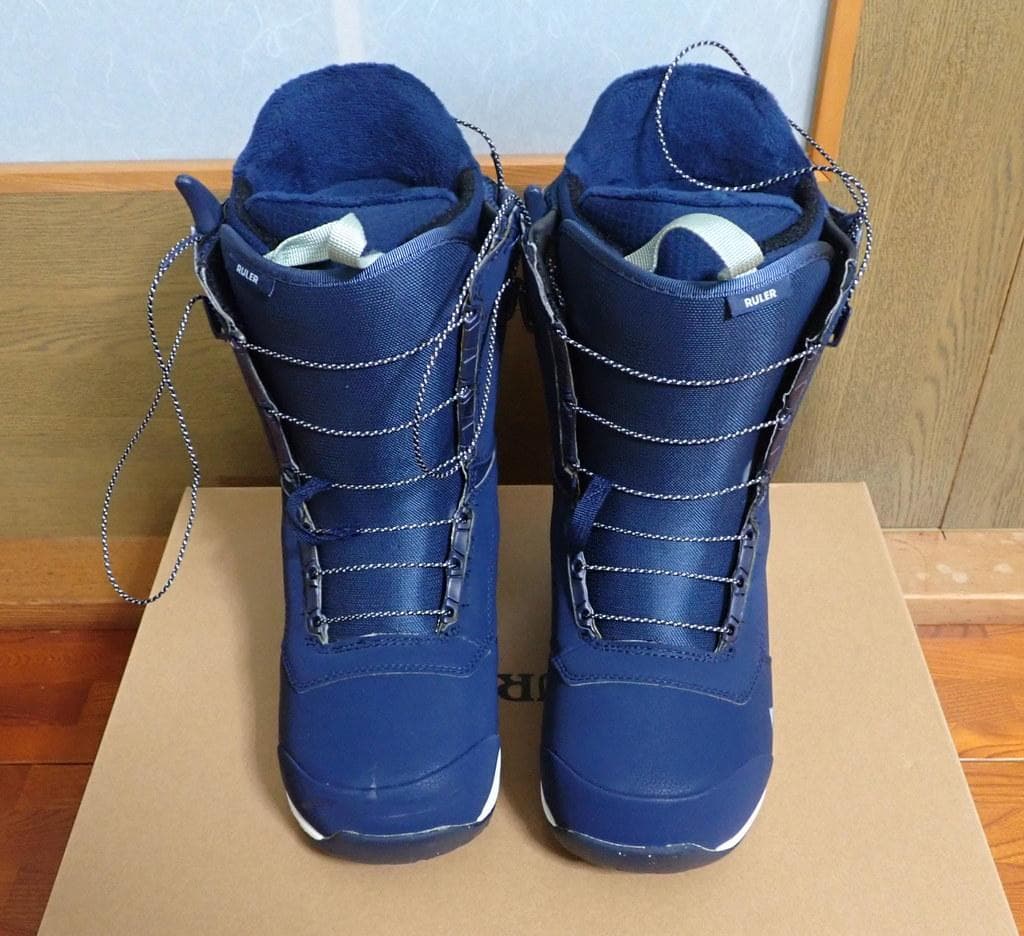 BURTON 21モデル RULER SPEEDZONE 紺 27.5cm 中古