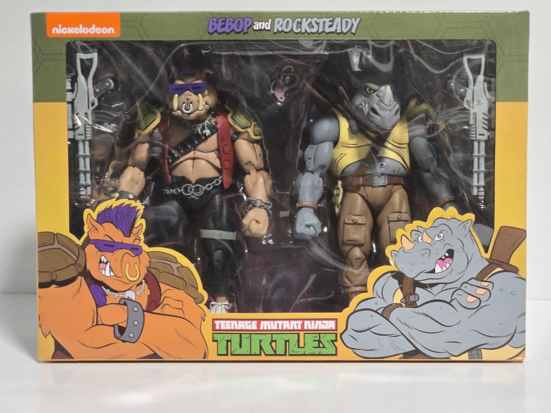 NECA ネカ タートルズ フィギュア ビーバップ&ロックステディ TMNT