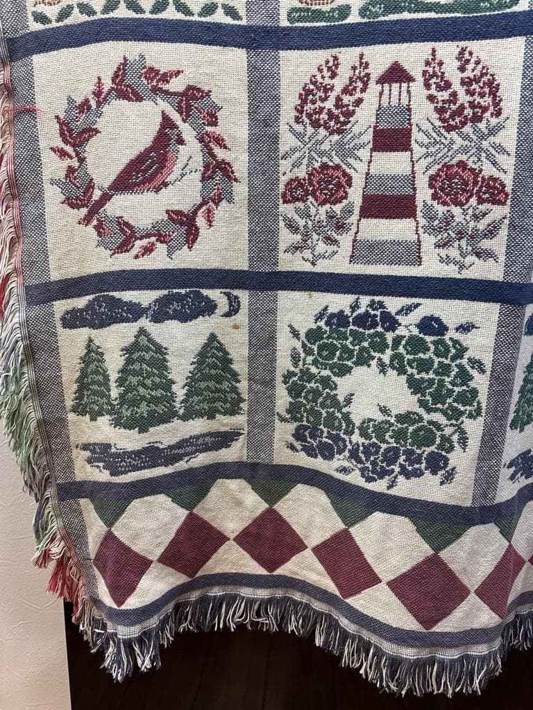 L.L.Bean ビンテージ ラグ タペストリー ブランケット エルエルビーン