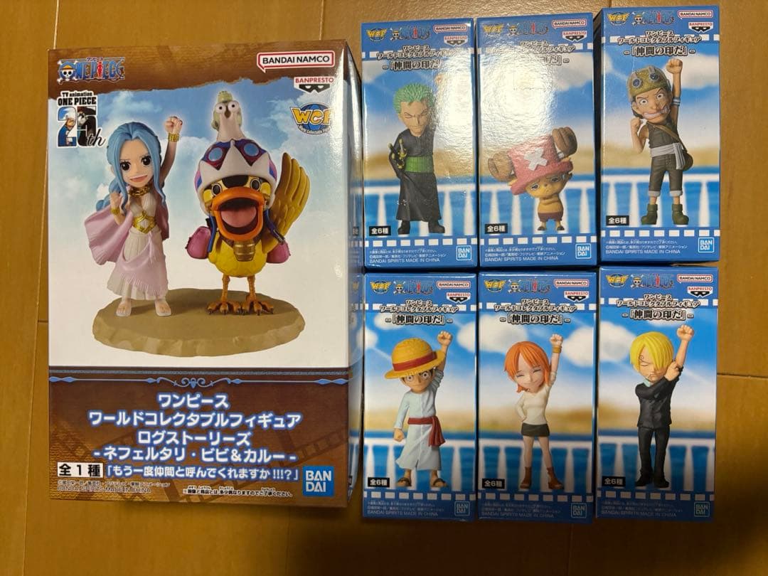 ワンピースワールドコレクタブルフィギュア　仲間の印だ！