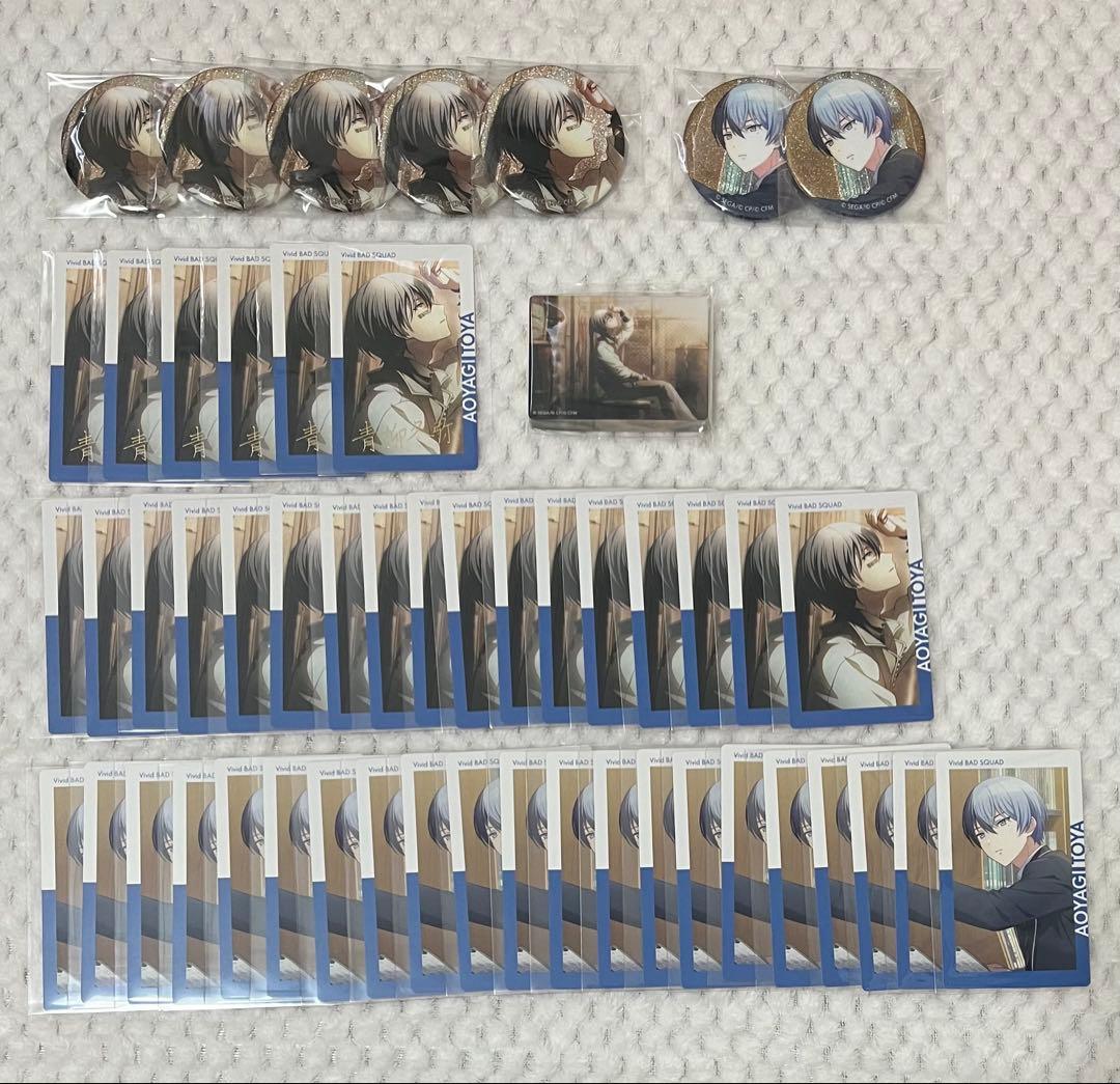 プロセカ　青柳冬弥　グリ缶27B 28B　ノーブルアート58 エピカ16A