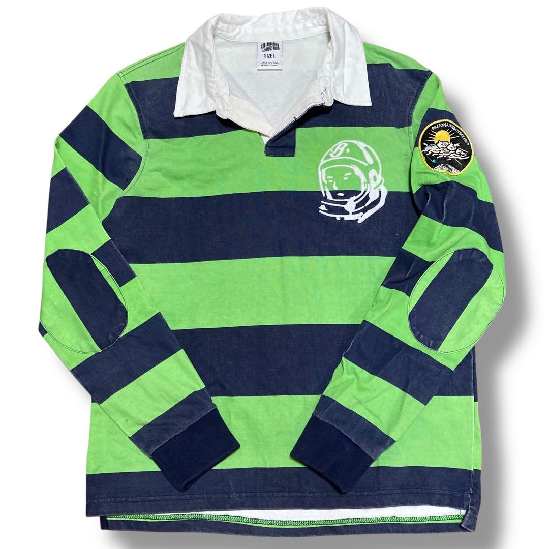 BBC BILLIONAINE BOYS CLUB ラガーシャツ 長袖 ポロ