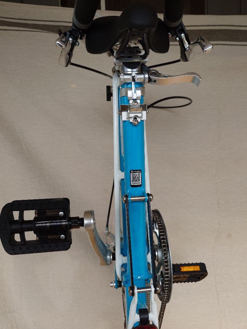 Pacific 折りたたみ自転車 青