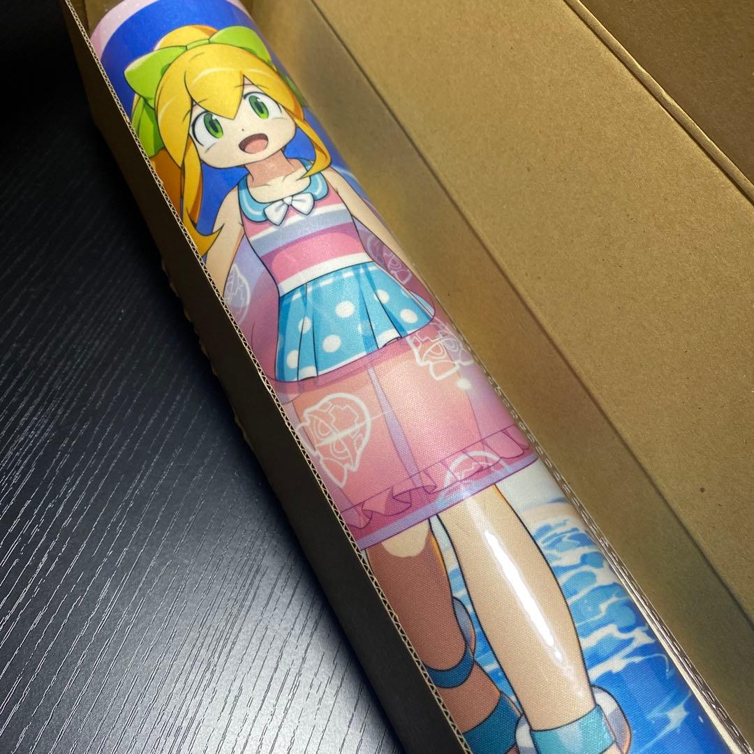 夏休のロール　ラバーマット　ロックマンX dive 当選品