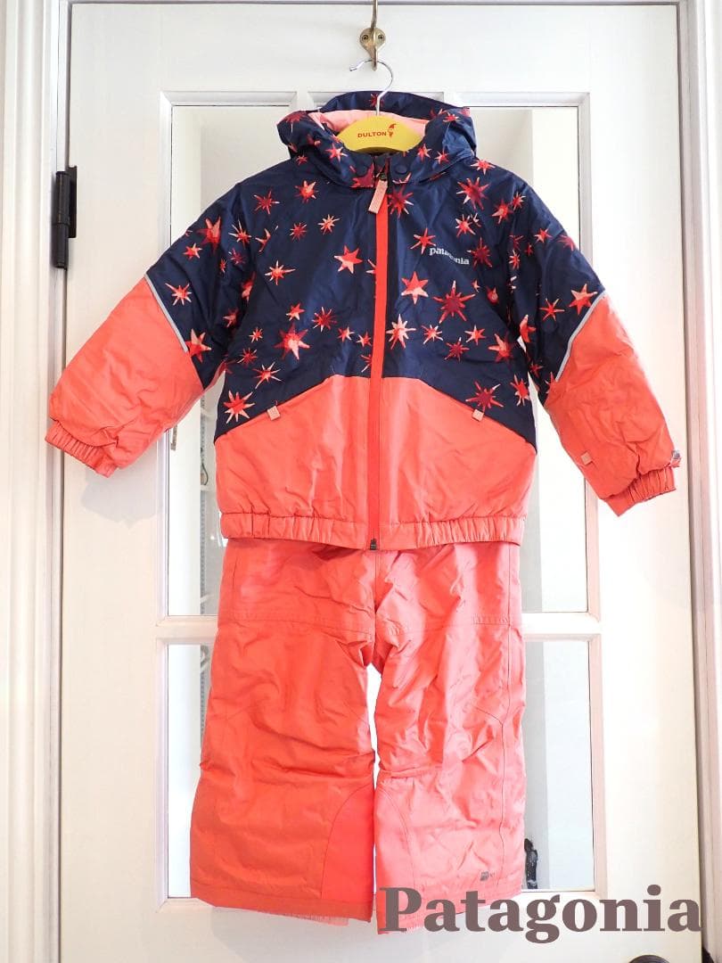 Patagonia 子ども用 スノーボード/スキーウインターウェア 上下セット