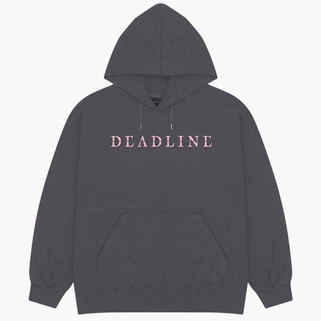 BLACKPINK DEADLINE ぶるぴん パーカー フーディ グレー M