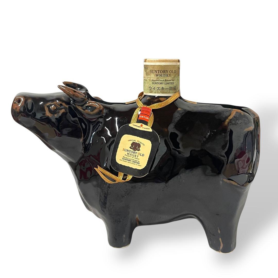 【未開栓】SUNTORY OLD WHISKY 1985 丑B/干支ボトル/陶器