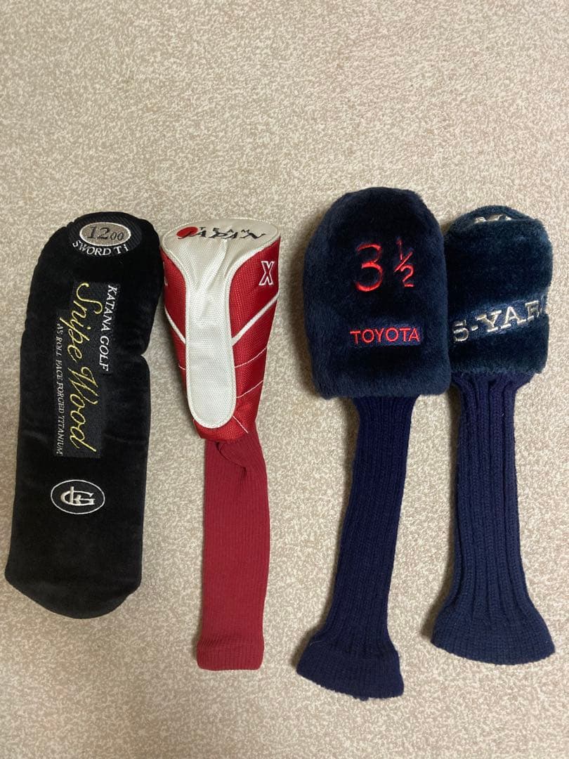 Black&Whiteゴルフバッグ アイアン ドライバー おまけ付き