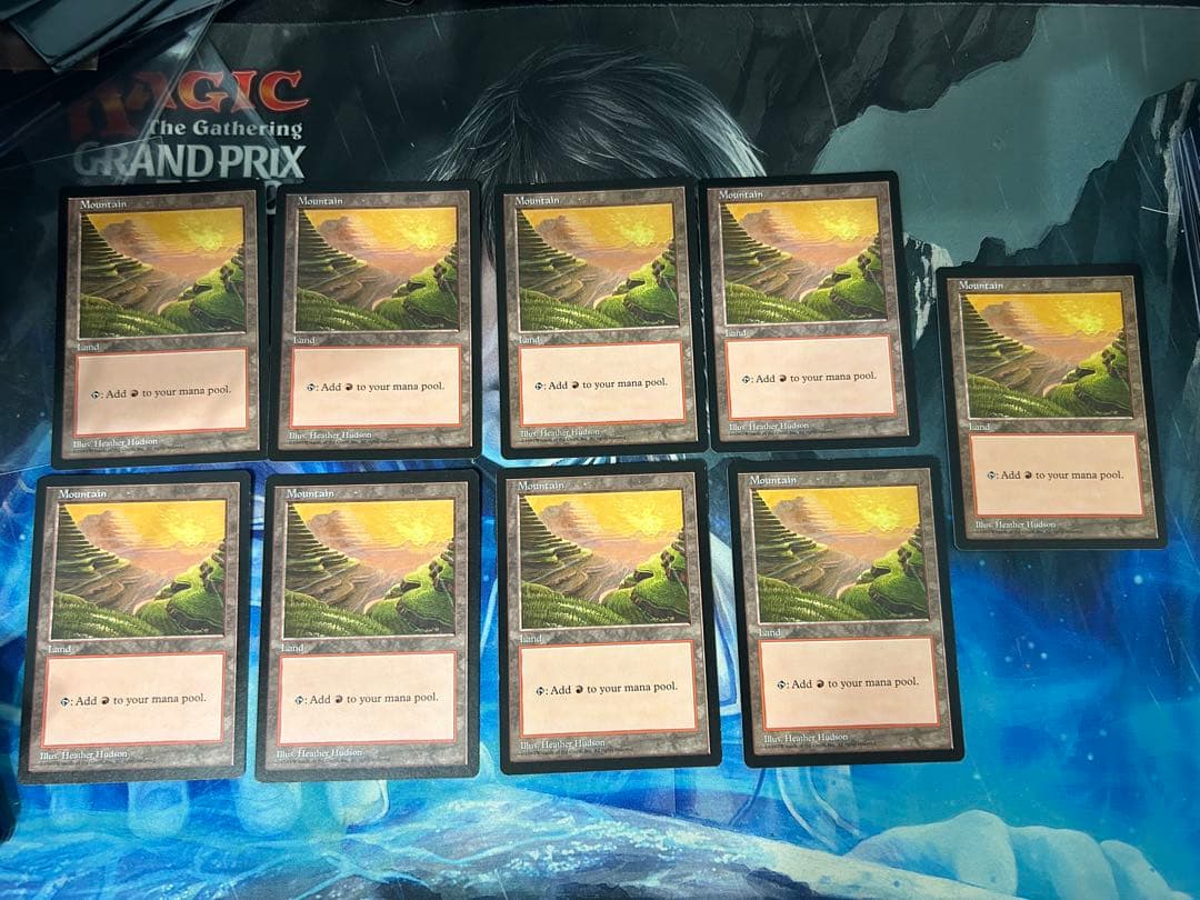mtg APAC1)《山/Mountain》棚田 フィリピンAPACランド 9枚