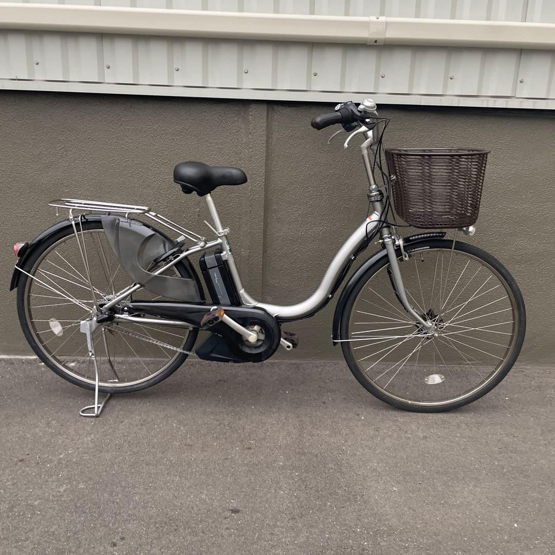 ヤマハ電動アシスト自転車8.9Ahシルバー