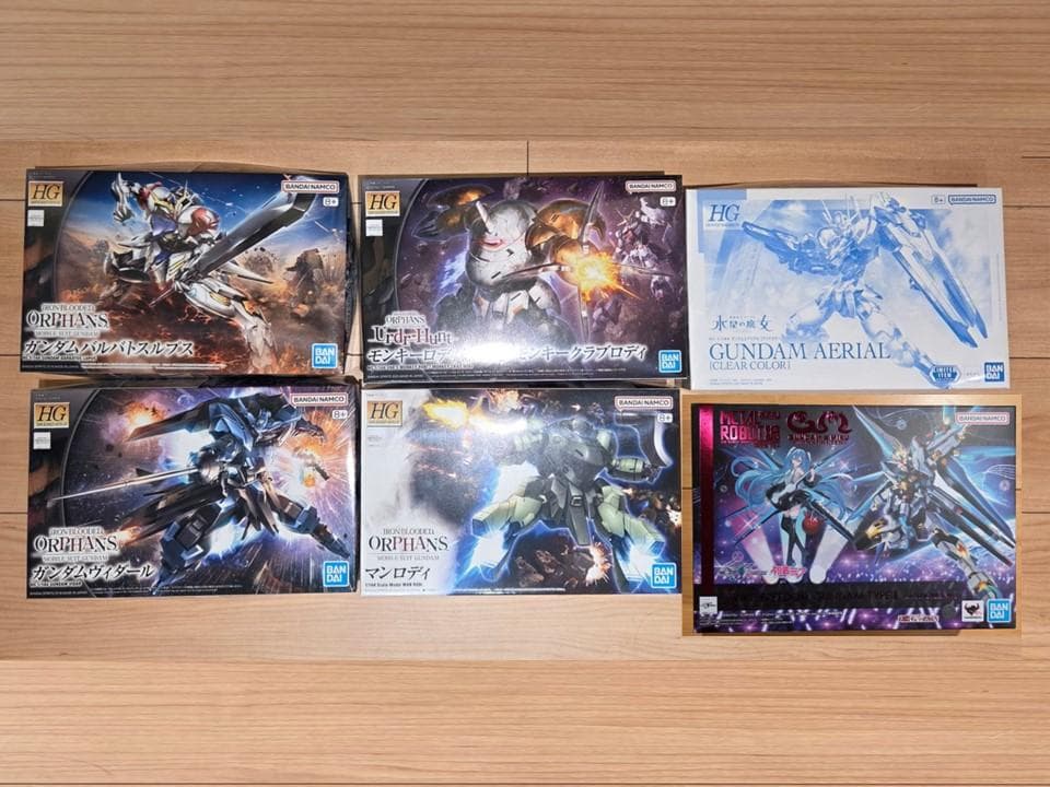 【送料込】ガンプラ6箱　/L ROBOT魂Sフリーダム弐式 初音ミク他