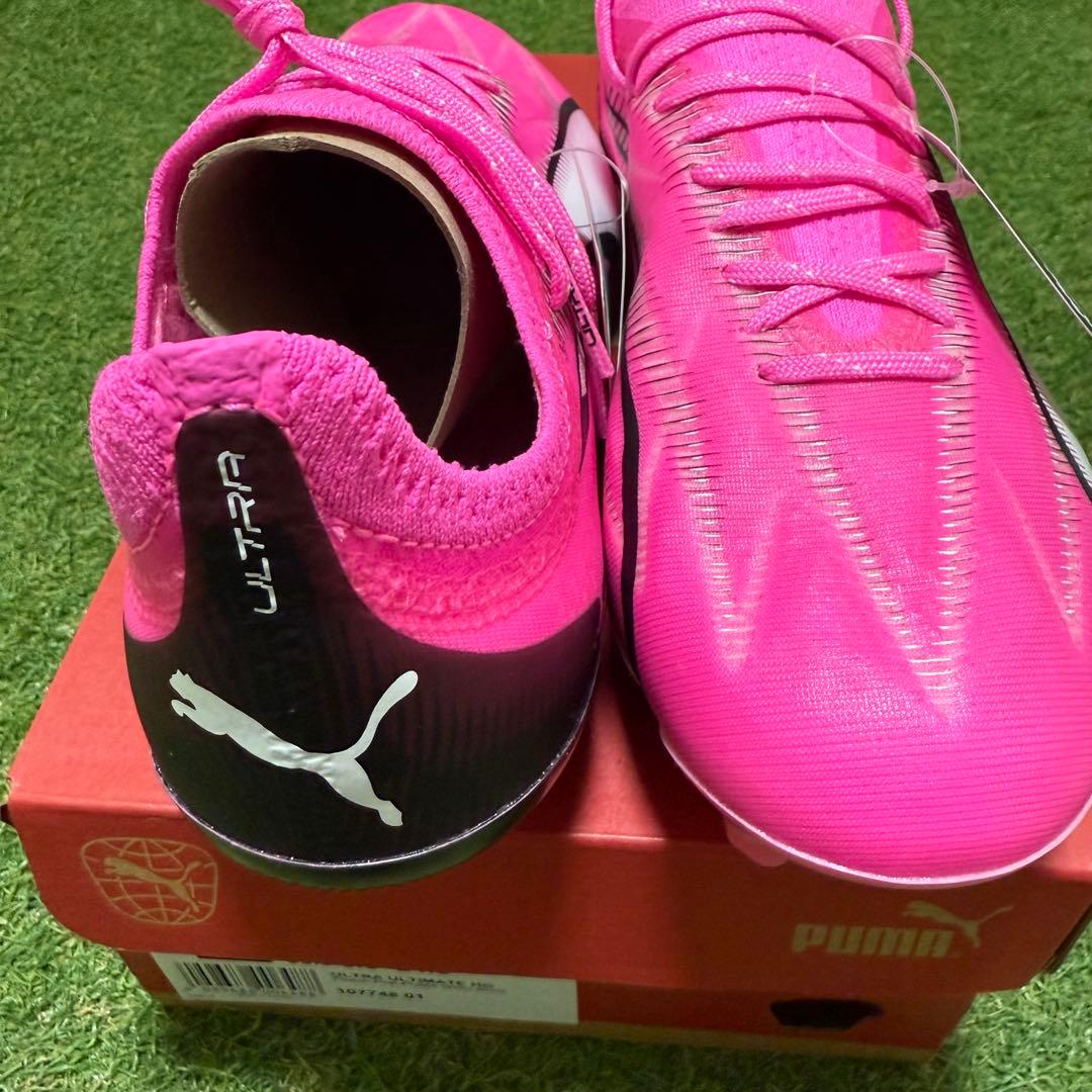 プーマ ウルトラ アルティメット HG/AG 24.5cm ピンク 新品未使用