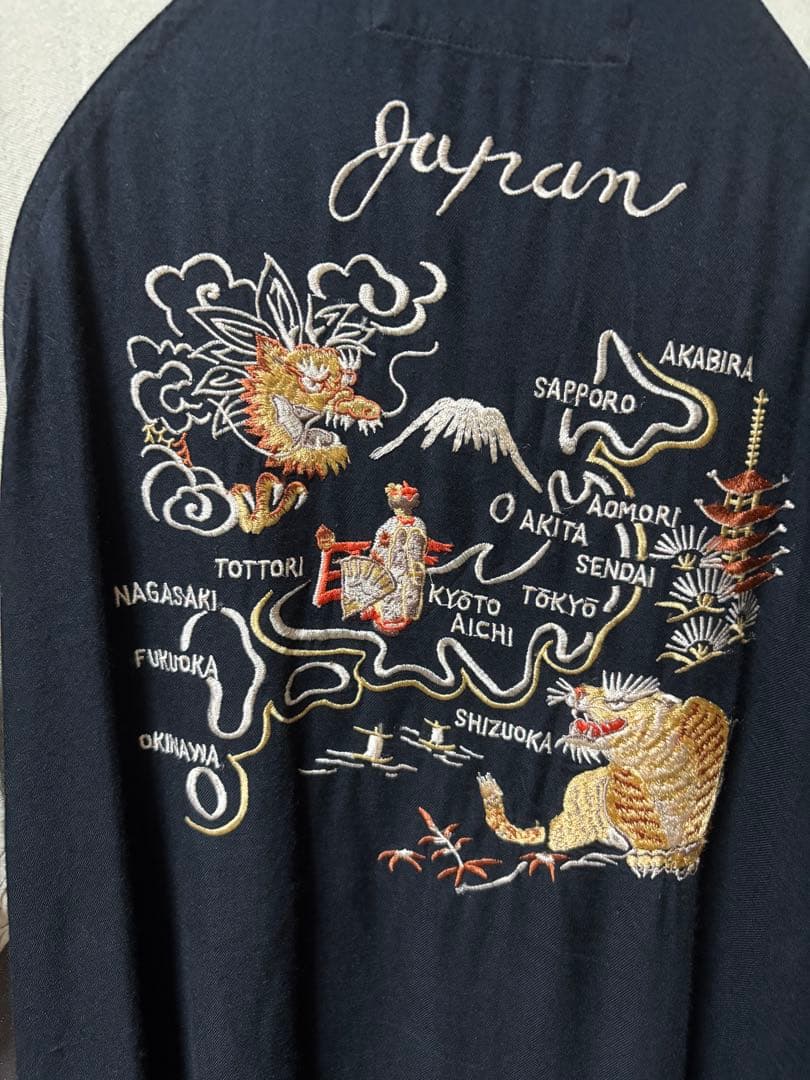 HOUSTONスカシャツ　スーベニア　別珍