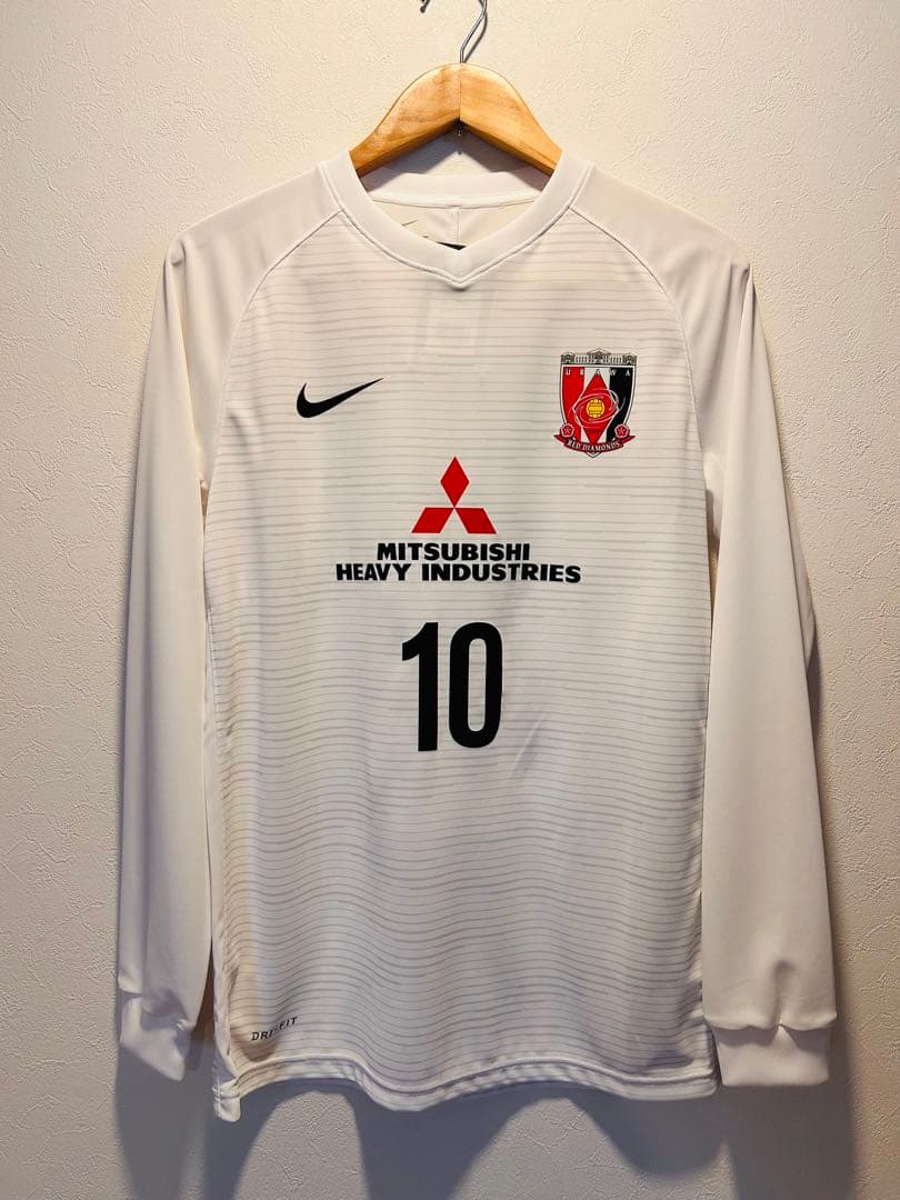 【未使用品】浦和レッズ トレーニングマッチユニフォーム 白 アウェイ Lサイズ