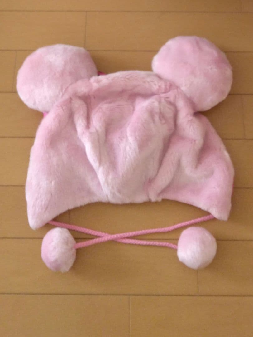 ディズニーリゾート ミッキー耳付き帽子 ピンク