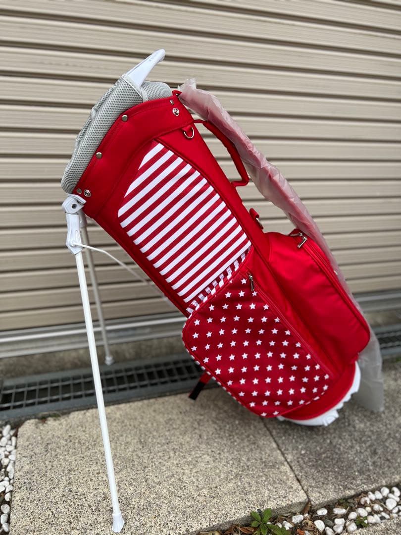 CALLAWAY キャディバッグ レッド ストライプ リミテッドモデル