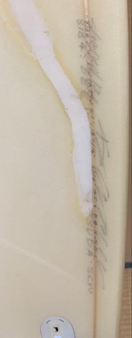 訳あり6.1feet ショートボード EPS フューチャーフィン2本、ケース付き