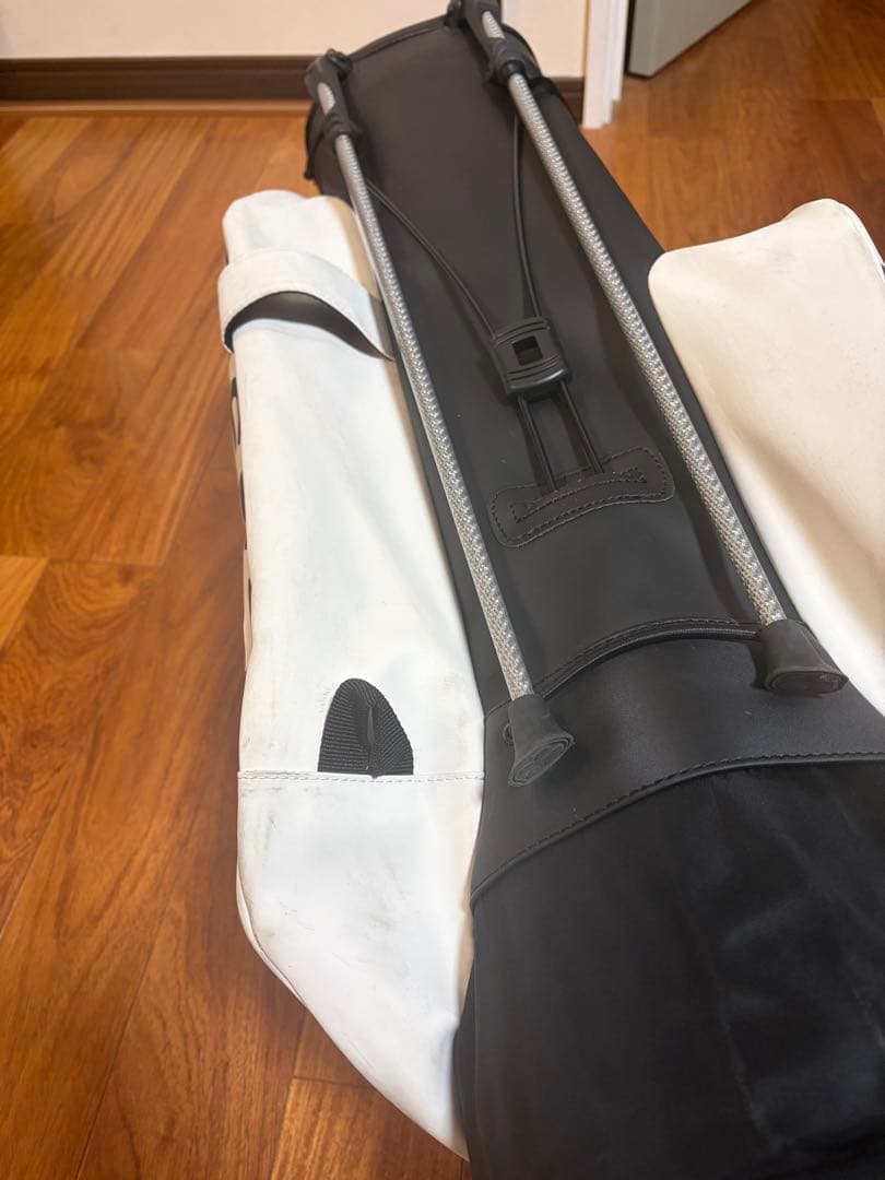 Vessel スタンドバッグ ホワイト/ブラック/イエロー