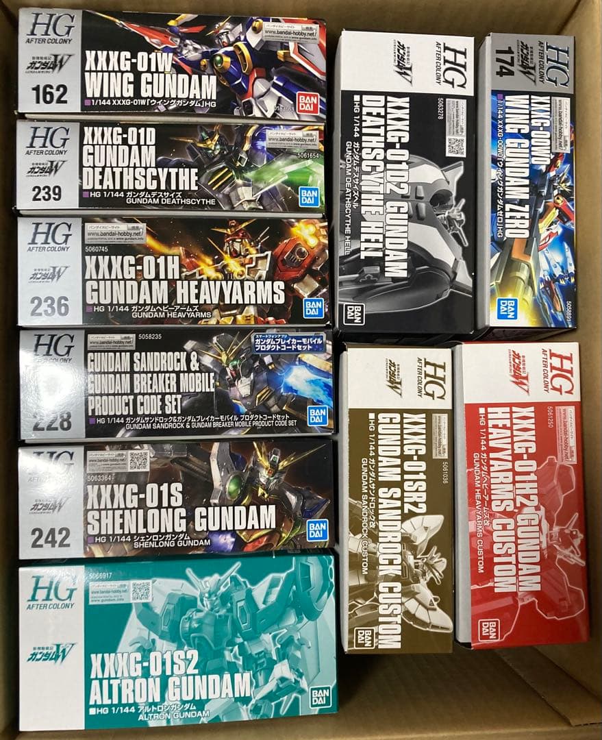 【未作成】ガンプラHG 新機動戦記ガンダムW 11点セット