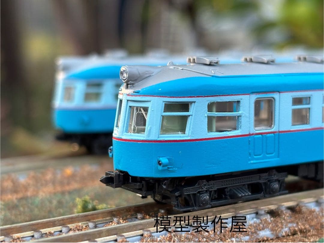 広窓流電モハ52 アイスキャンディー色　KATO改造　4両セット　他サイト出品中