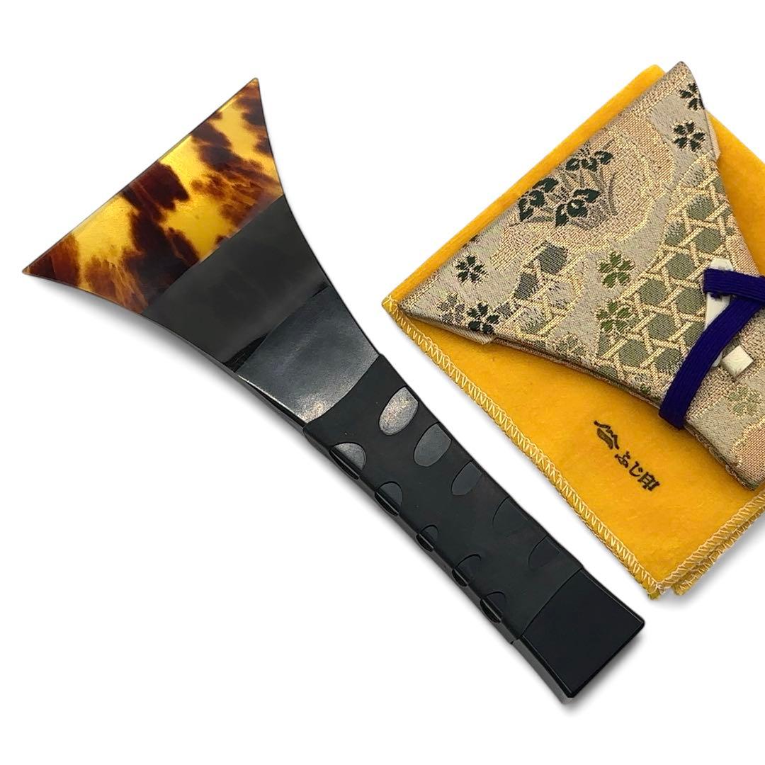 希少品 津軽三味線 鼈甲バチ 黒水牛