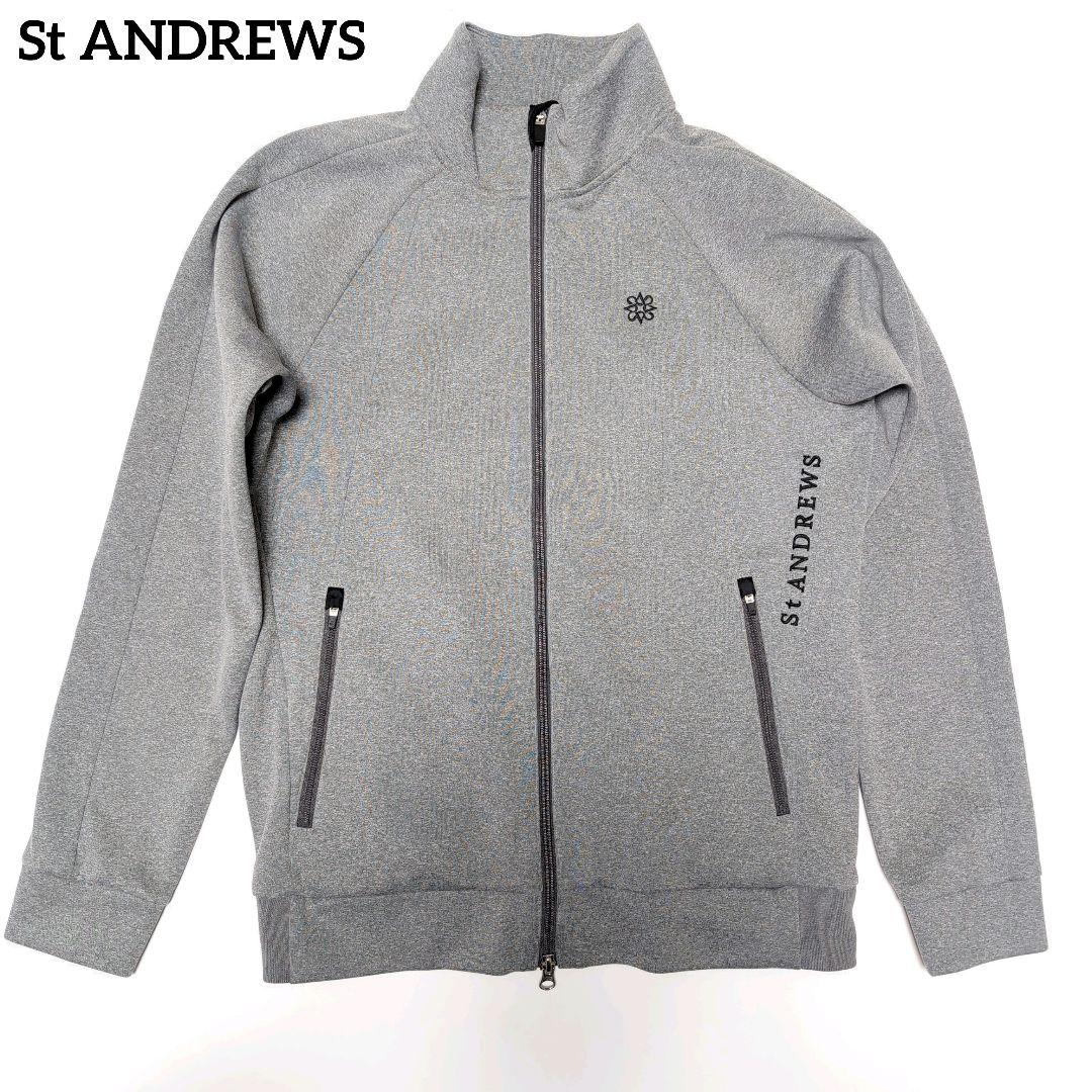未使用級　セントアンドリュース　ジップジャケット　ブルゾン　ジャージ　グレー