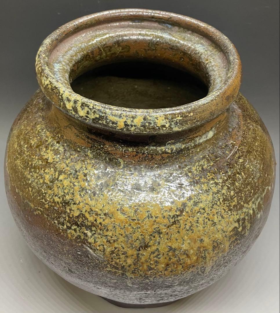 常滑焼　古常滑　灰釉　大壺　h73