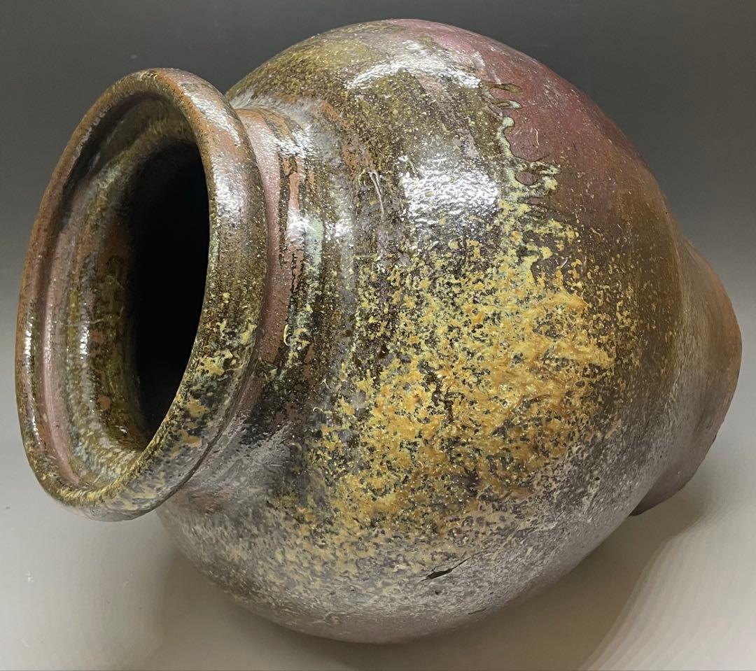 常滑焼　古常滑　灰釉　大壺　h73