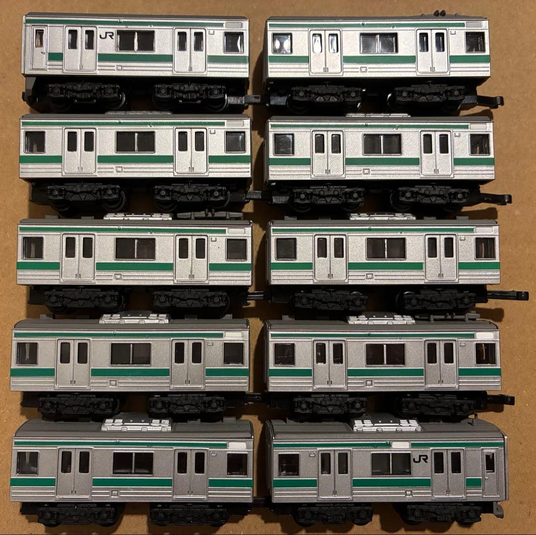 ・Bトレ・JR東日本205系（埼京線）・10連フル編成・組立済