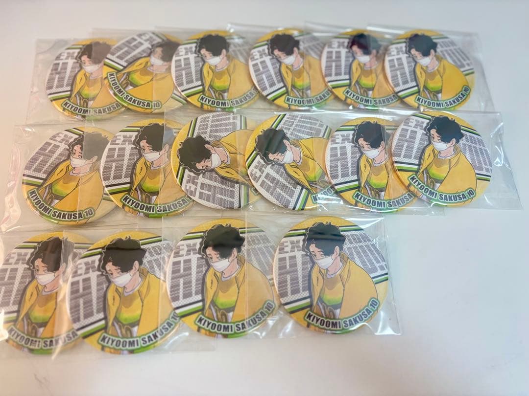 ハイキュー 佐久早聖臣 星海光来 缶バッジ