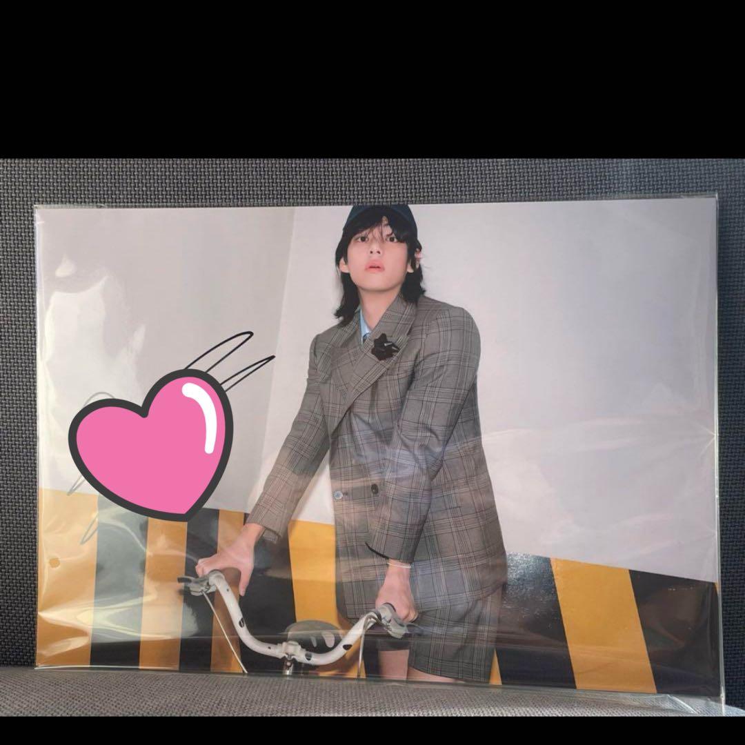 BTS Vテテ Layover BTS 直筆サイン ポスター