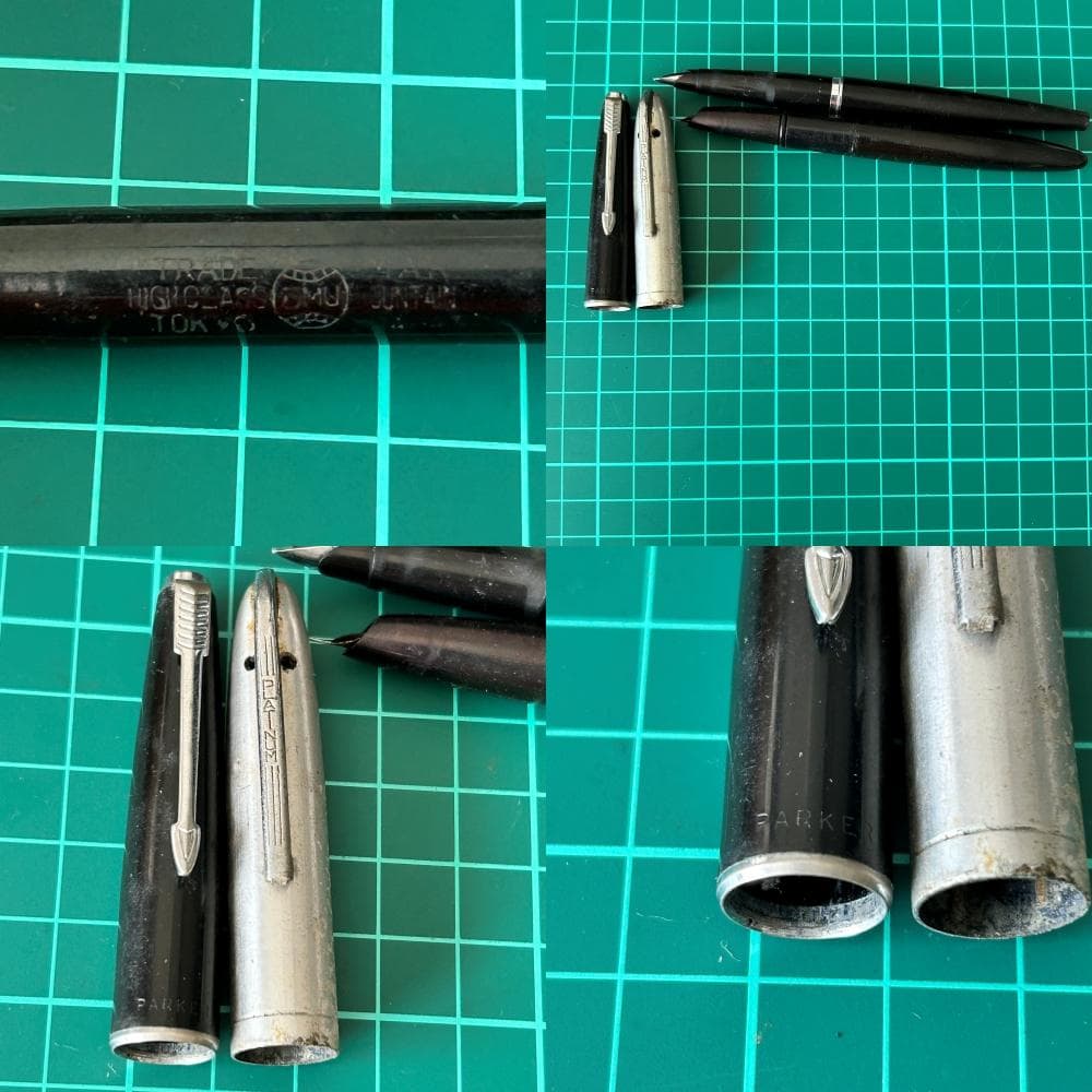 RK14　PARKER　PLATINUM等　当時物　希少ペン　大量まとめセット