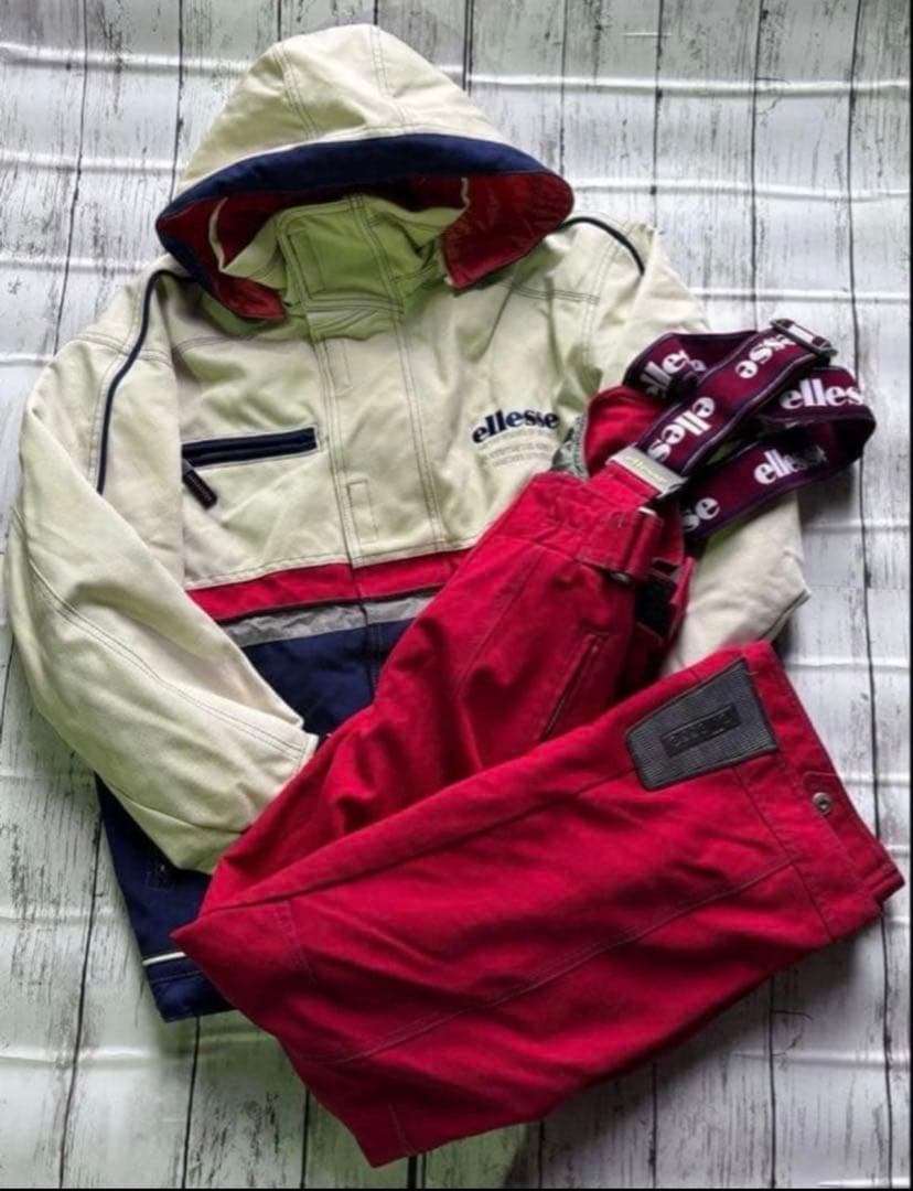 美品✨ヴィンテージ✨ellesse スノボーウェア 上下セット メンズ
