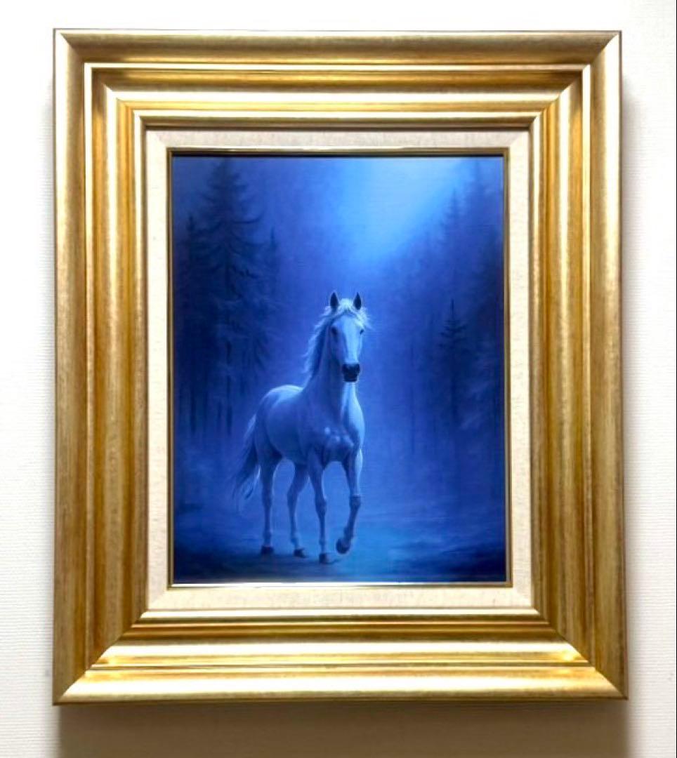 (F6号) 蒼井奏【幻影】 表サイン有り/裏共シール有り/真作/油彩