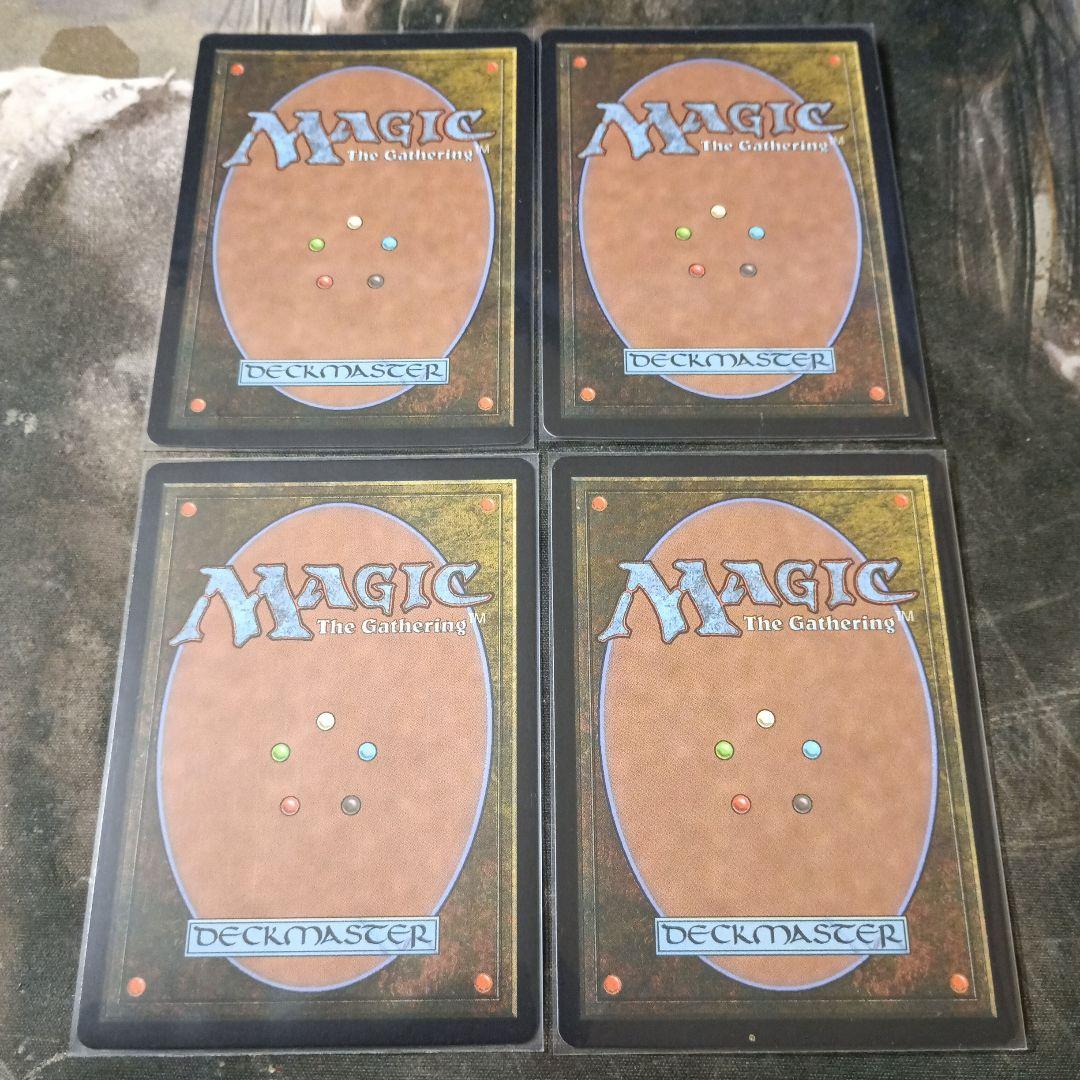 mtg　復活した精霊信者、ニッサ　プロモ版　４枚セット