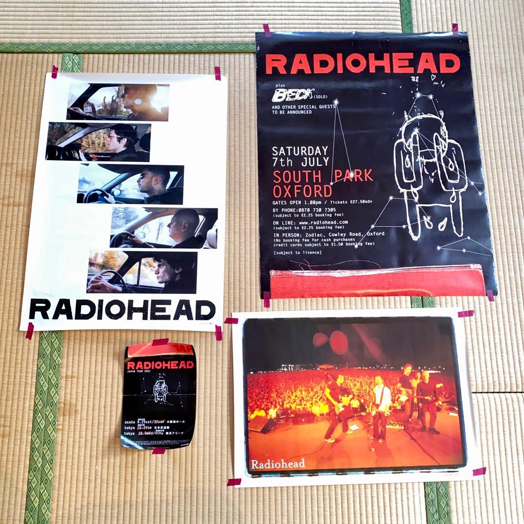 ◆希少◆ポスター◆４枚セット◆レディオヘッドradioheadトムヨーク◆