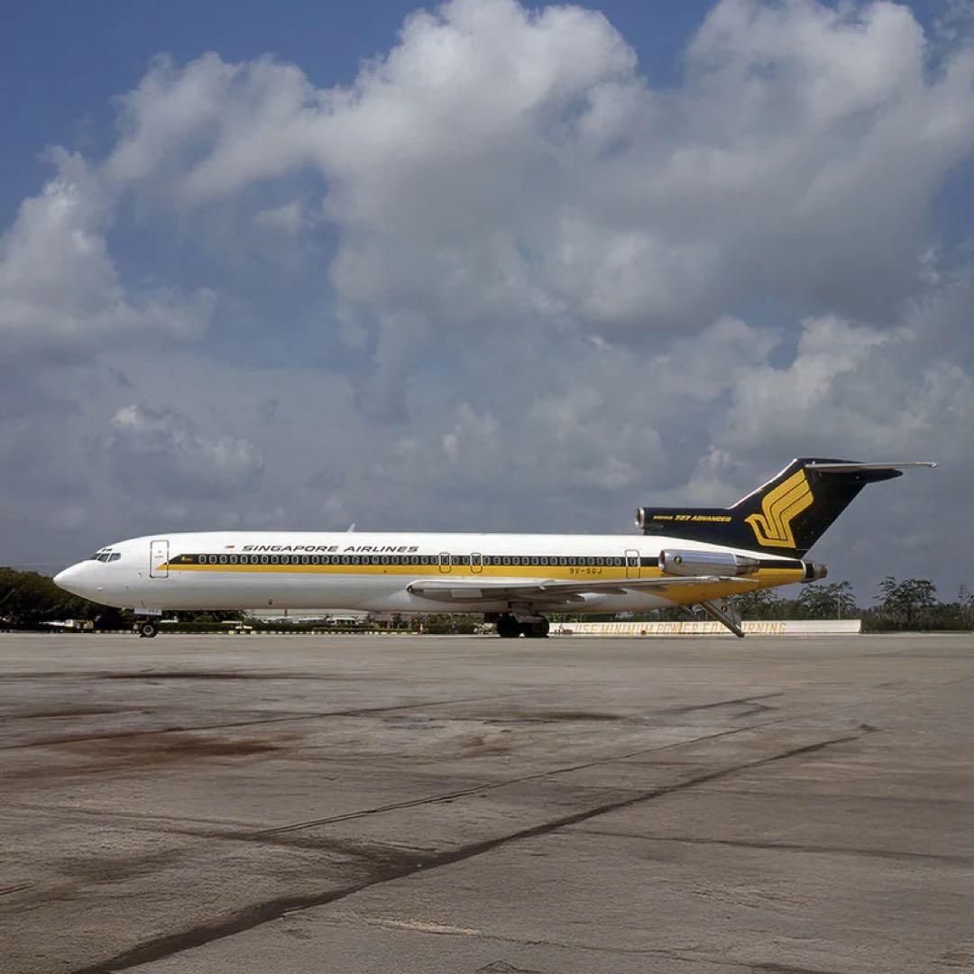 Aviationtag 初B727 紺色