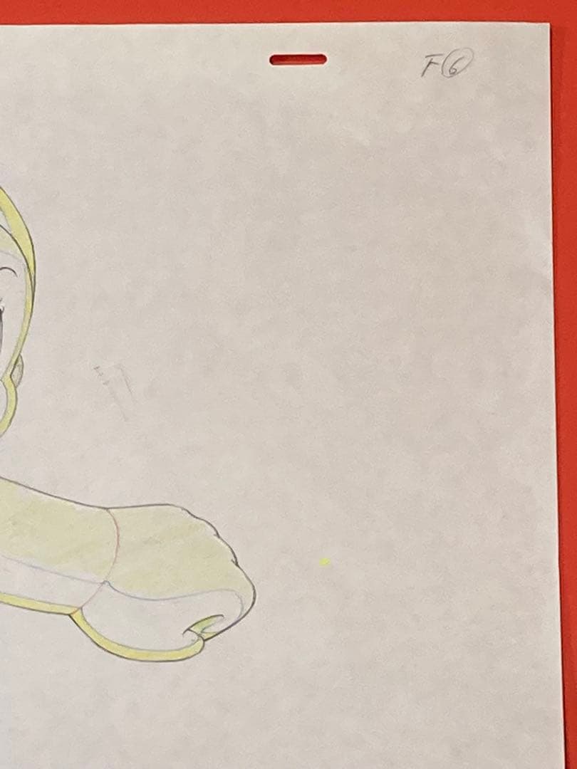 d８４　大判　鉄腕アトム直筆動画【驚いたアトム】