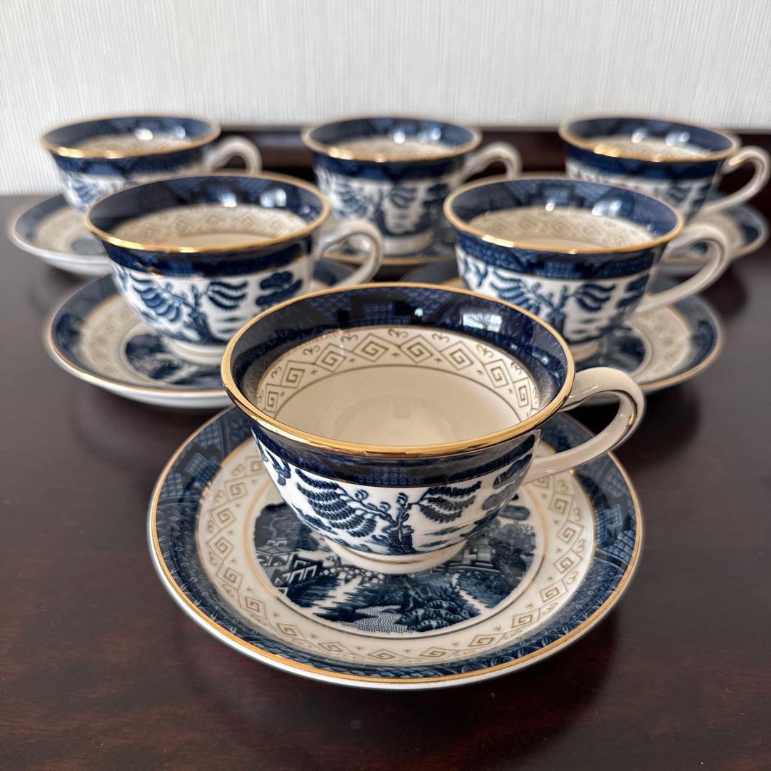 NIKKO ニッコー ダブルフェニックス カップ&ソーサー6客 山水