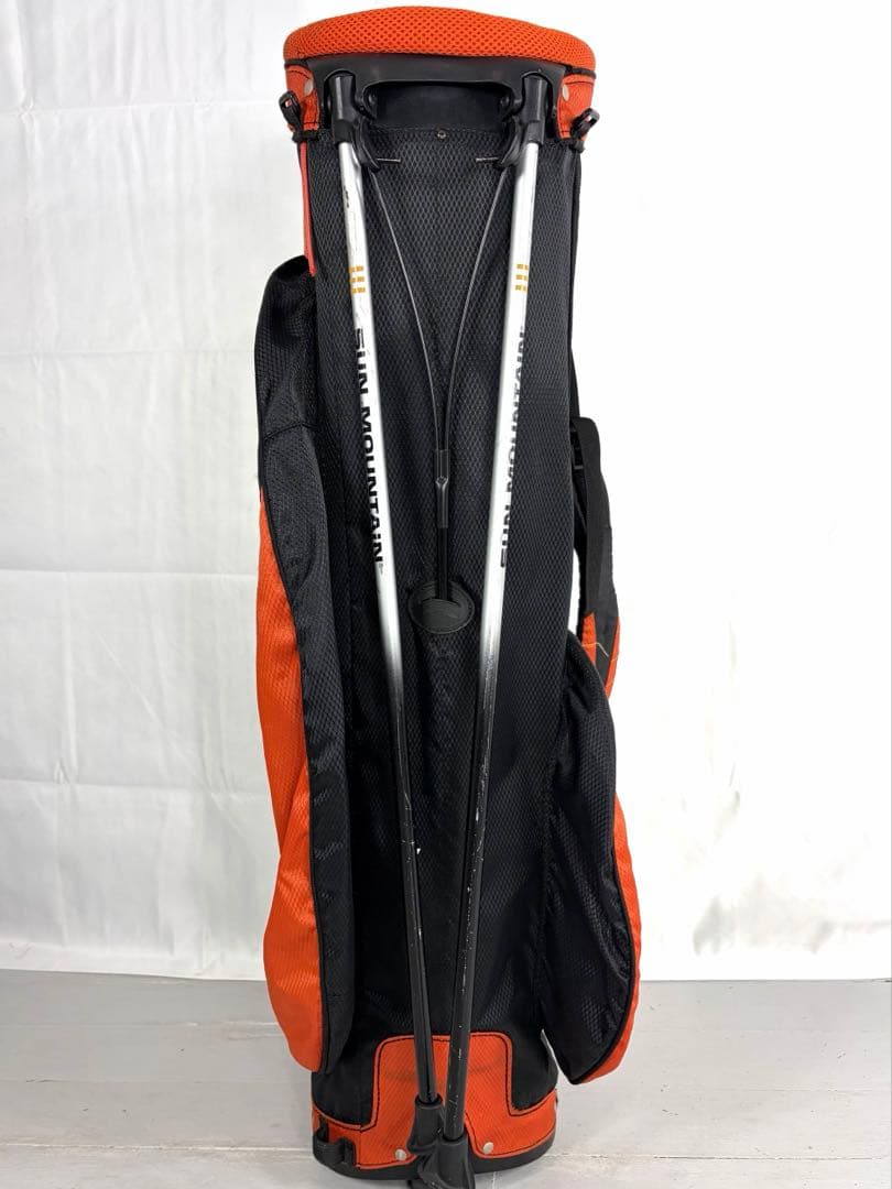 軽量　SUN MOUNTAIN キャディバッグ オレンジ サンマウンテン ゴルフ