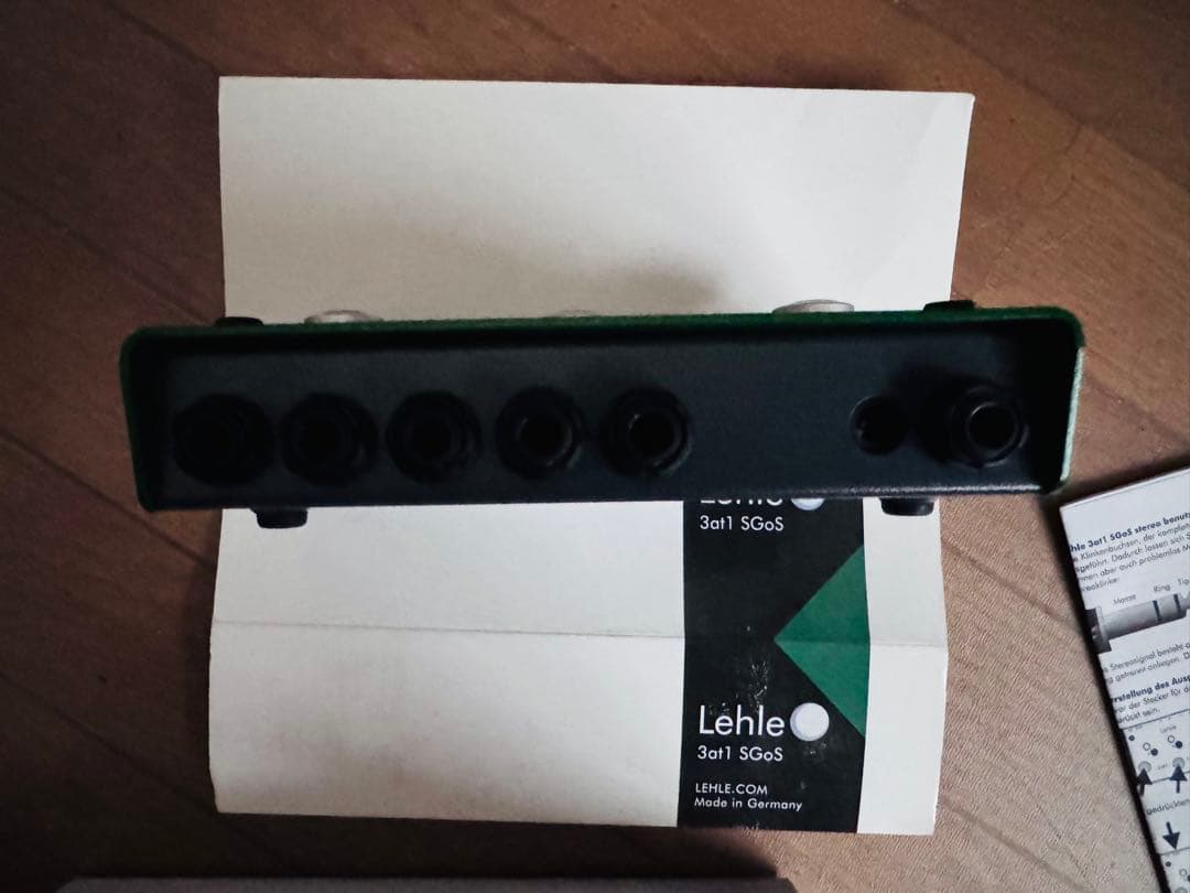 【美品】Lehle 3at1 SGoS ギターエフェクター、インプットセレクター