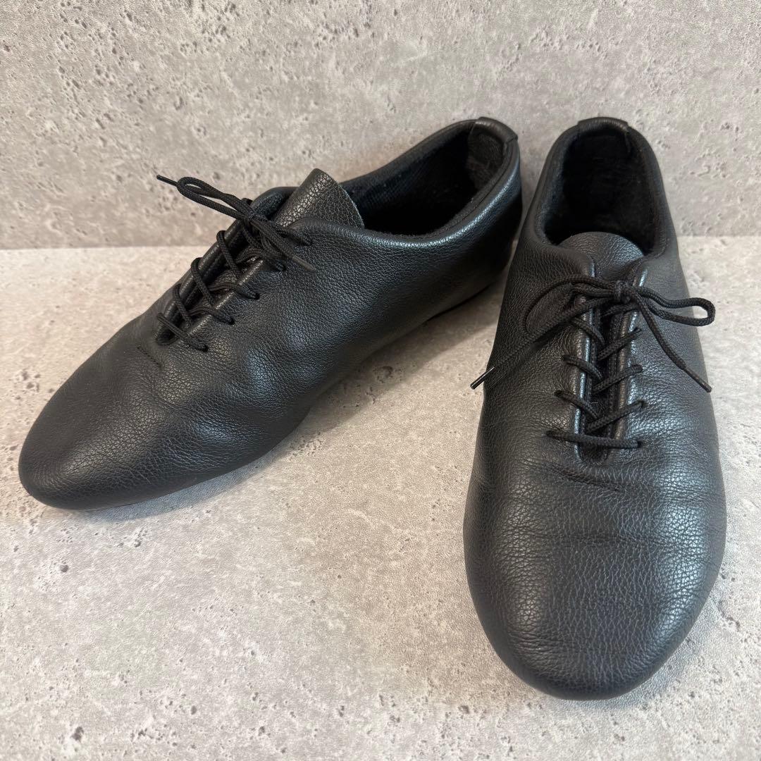美品 CROWN クラウン ジャズシューズ 27cm ブラック レザー 英国製